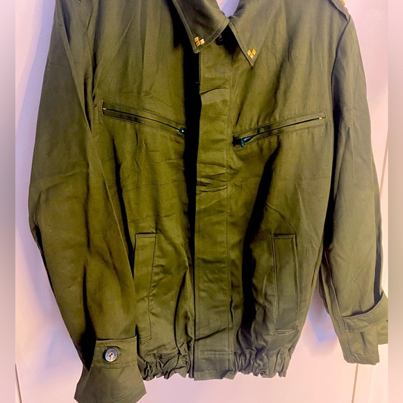Green Military bomber jacket NWOT - Picture 6 of 13